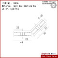 China Glass Clamp Handrail -- Square 135 degree glass - glass clamp